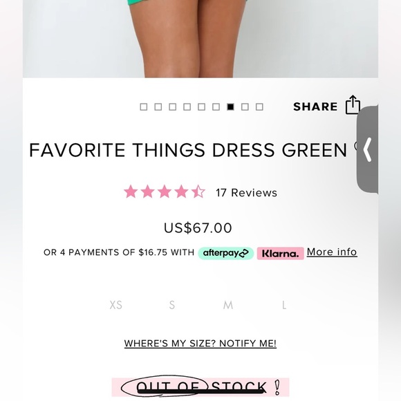 Hello Molly Favorite Things mini dress in green - Picture 10 of 12